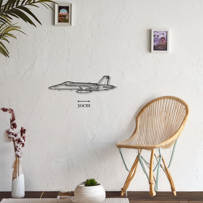 Petite décoration murale F 18 Hornet