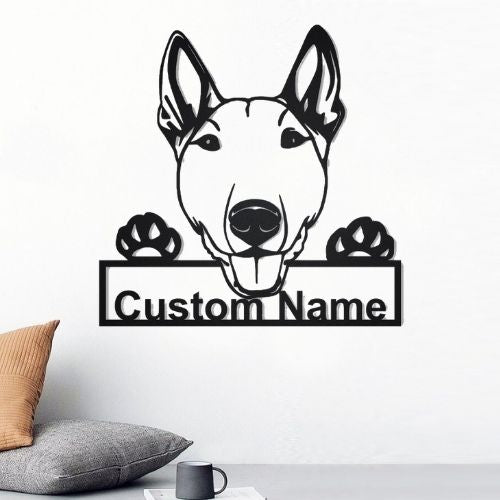 Décoration Murale Chien Bull Terrier
